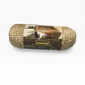 Lion Brand Homespun Yarn Easy Crochet Pattern 6 Ounces Rococo #311 Bulky USA New